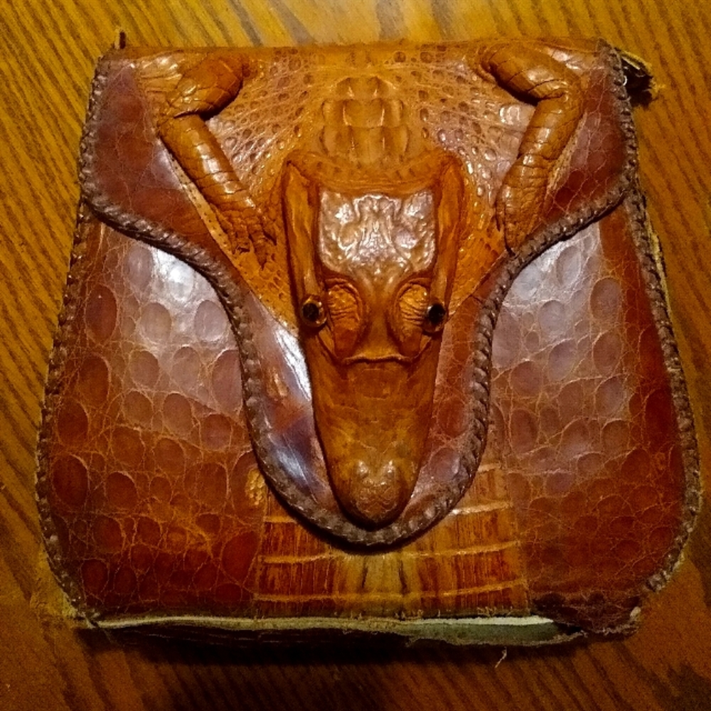 Genuine Alligator Purse (for repurposing)
